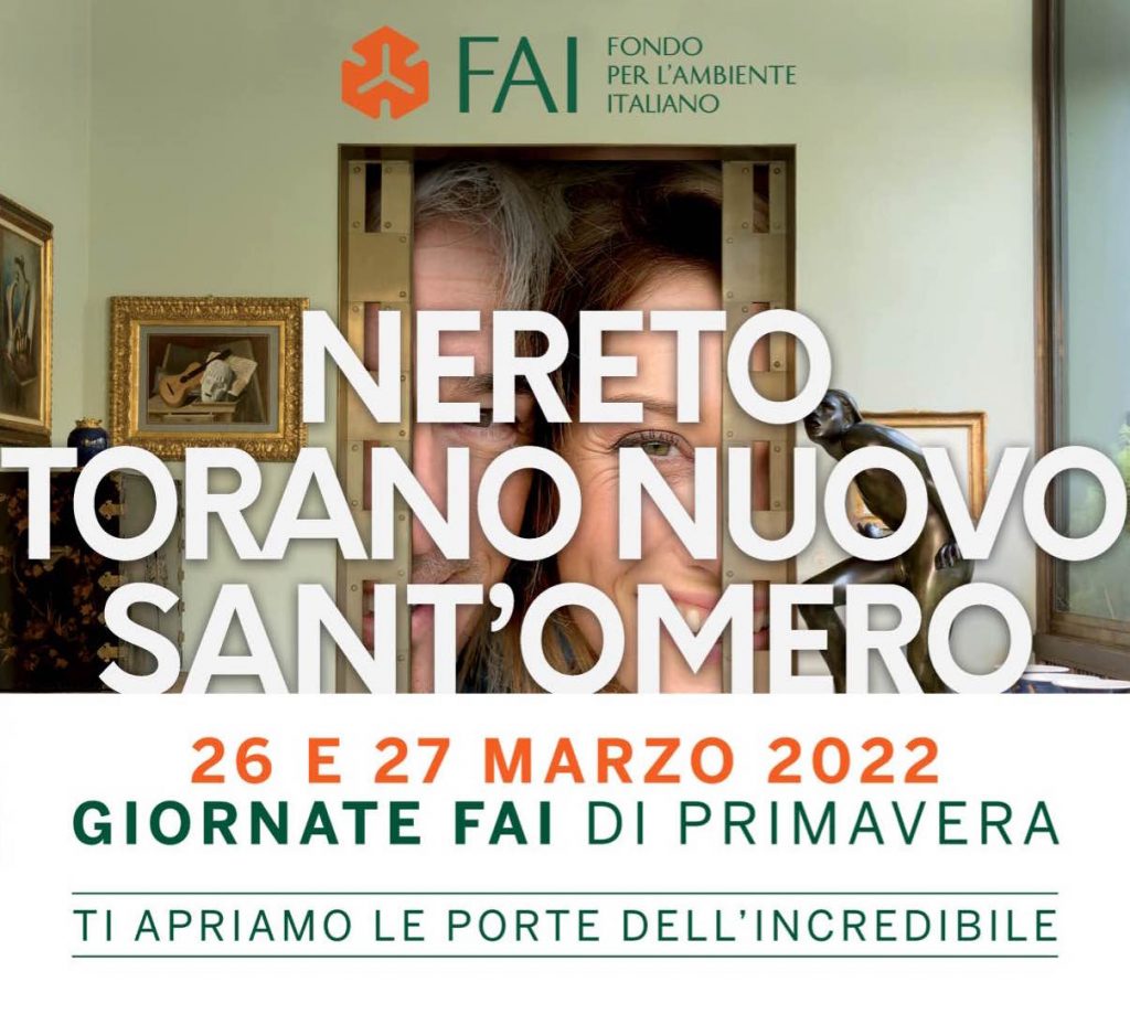 Quest'anno le Giornate FAI di Primavera - 26 e 27 marzo - della Delegazione di Teramo abbracceranno 3 Comuni, nell'area della Val Vibrata: Nereto, Torano Nuovo e Sant'Omero.