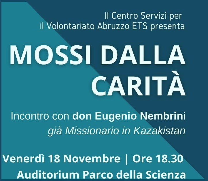 Incontro dibattito  con don Eugenio Nembrini, venerdì 18 novembre ore 18.30