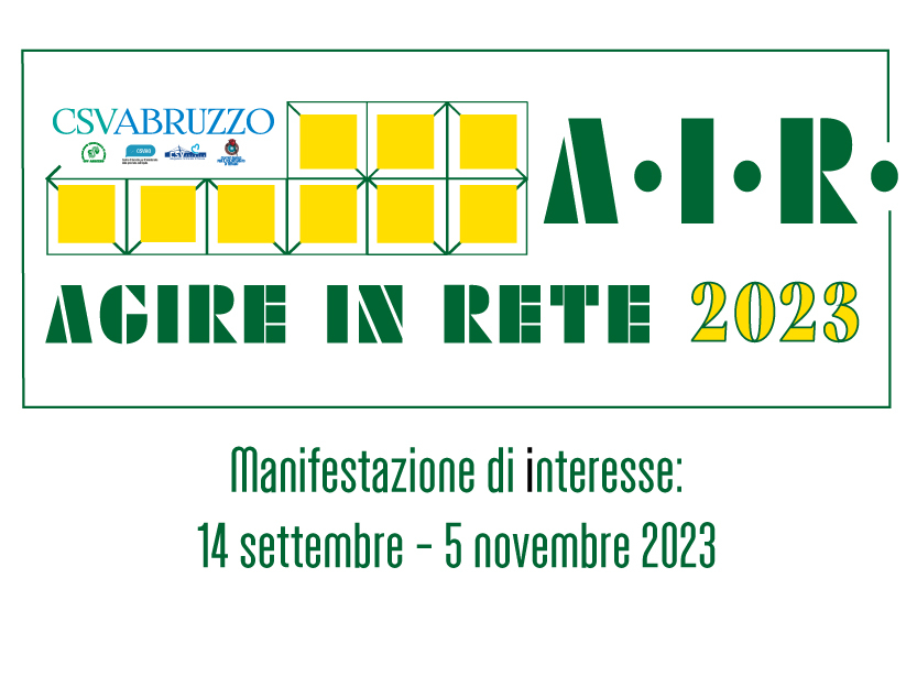 Il CSV Abruzzo propone per il secondo anno 