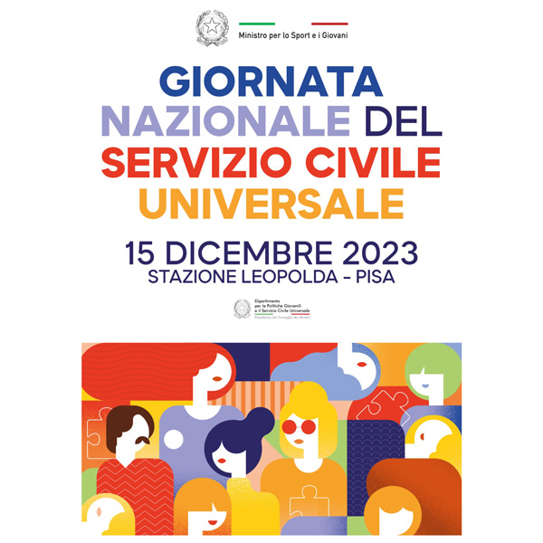 Si celebra oggi, 15 dicenbre, la Giornata Nazionale del Servizio Civile Universale con un evento a Pisa, negli spazi dell’ex stazione Leopolda.