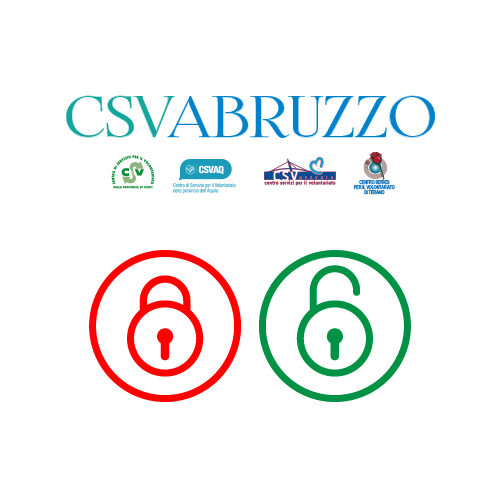 Le sedi e gli sportelli del CSV Abruzzo saranno chiusi nella giornata di martedì 30 gennaio per formazione interna.
Gli uffici riapriranno al pubblico mercoledì 31 gennaio 2024 secondo il consueto orario.