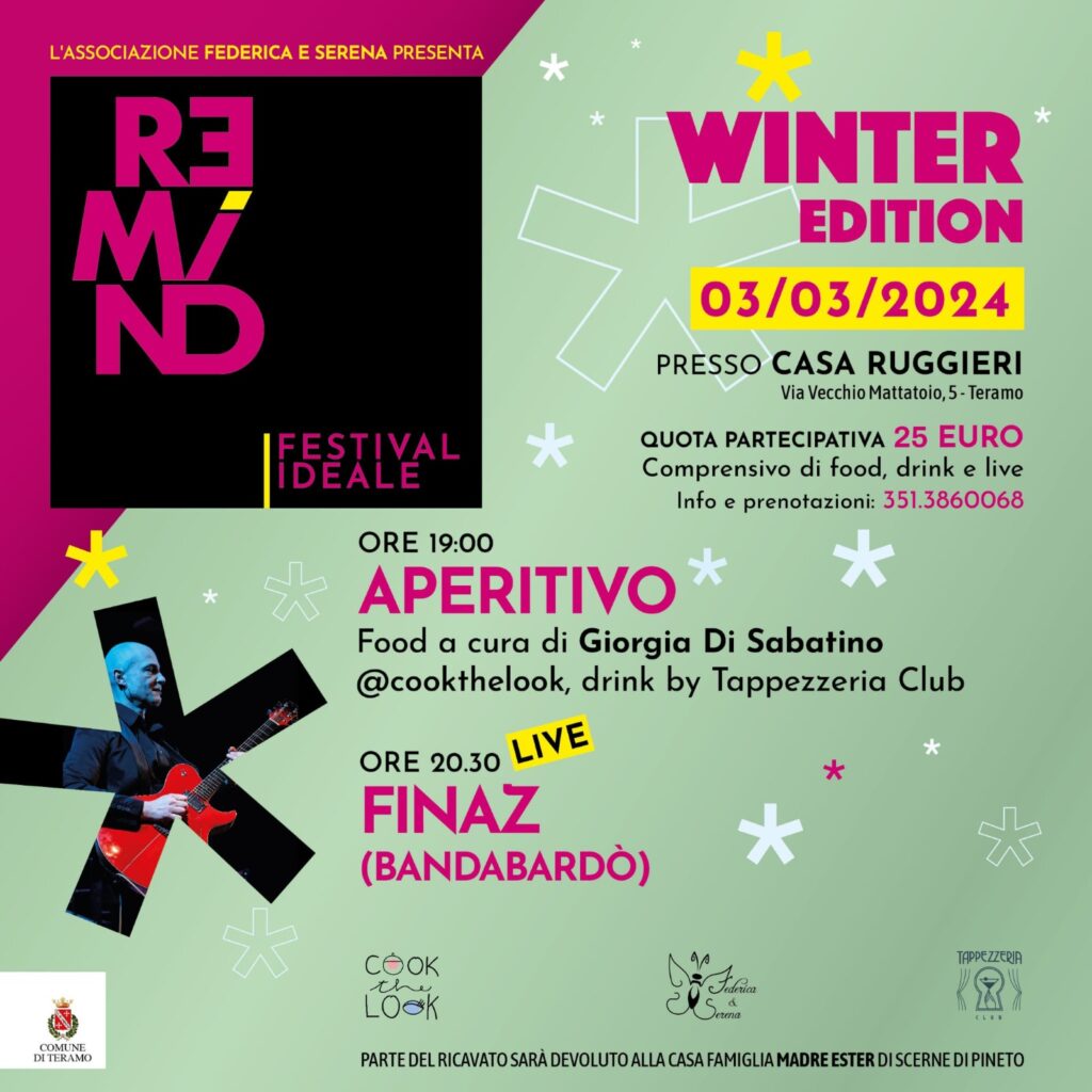 Il nuovo appuntamento con il Remind - Festival Winter Edition, organizzato dall'Associazione Culturale 