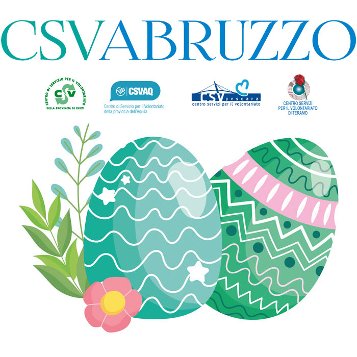 In occasione delle festività pasquali, il CSV Abruzzo rimarrà aperto fino alle ore 13.00 di giovedì 28 marzo e riaprirà il 2 aprile con il consueto orario.